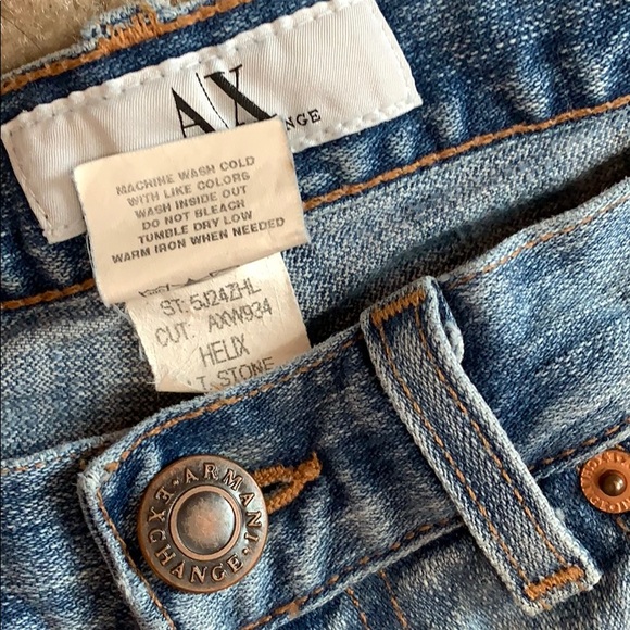 Armani Exchange Helix Light Stone Wash Jeans - Picture 5 of 8